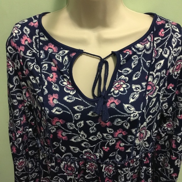 Floral Bohemian Long Sleeve Dress - Picture 4 of 13